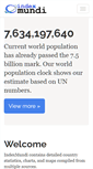 Mobile Screenshot of indexmundi.com